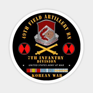 49th Field Artillery Bn- 7th Inf Div -  KOREA UN SVC Magnet